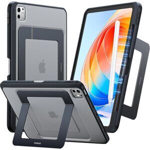 TORRAS for iPad Pro 13 inch Case 2024 (M4), Ultra Stable Stand, Multiple Adjusta